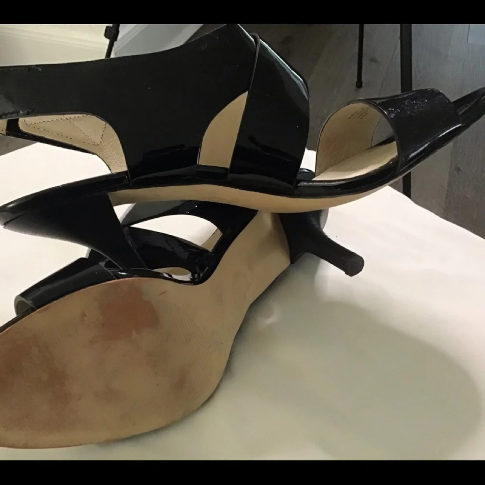 Michael Kors Strapoy Heels Patent Leather